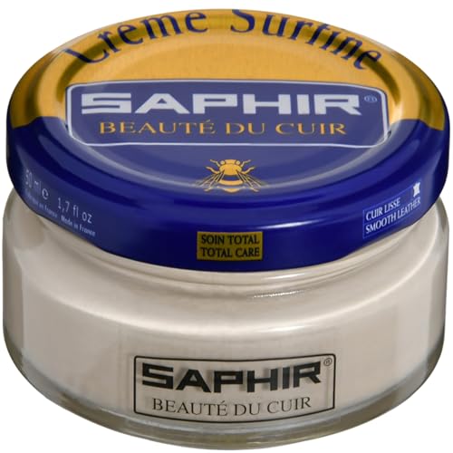 SAPPHIRE Крем для обуви Полироль для кожаной обуви Уход Ремонт Повреждения цвета Блеск 99 Белый