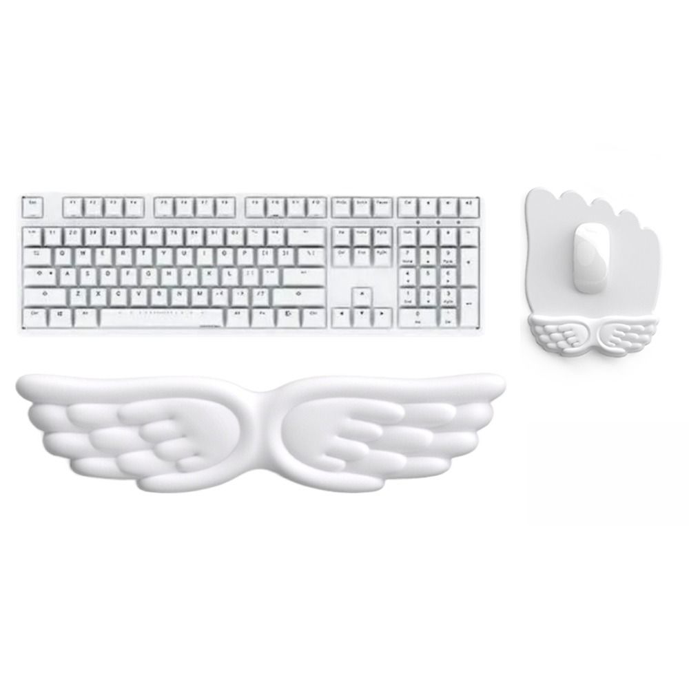 Creative Ergonomic Mouse Cushion Wing Design Wristband Mouse Mat Desktop Accessories