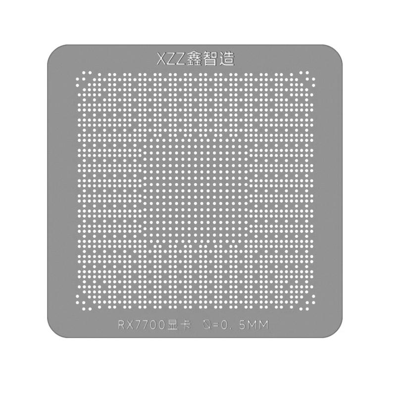 1 шт. XZZ Трафарет для пайки CPU/шариков для ноутбука AMD R9-7940HS RX6600XT RX6700XT RX6800XT RX7700XT SR3S0 SRLWS SRMHU SRN23