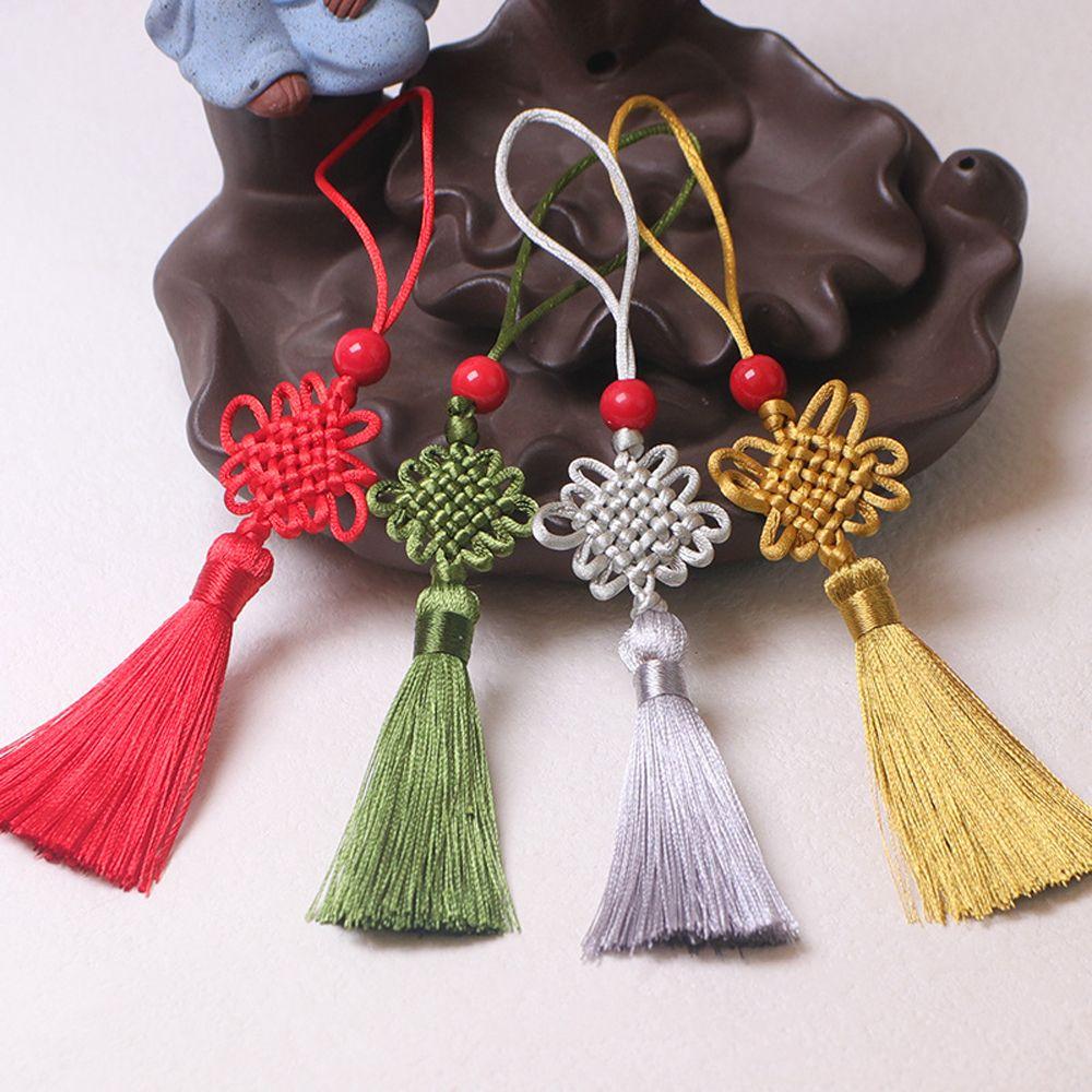 Pendant Curtain Charms Tassel DIY Craft Chinese Knot Silk Tassel Pendant Chinese Knot Pendant