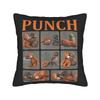 Monkey Punch Pillow Case Cute Funny Pillow Cover Design Pillowcases For Sofa Car Home Decor