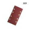 1pc Grit Flocking 185*93mm Glass Grinder 8 Hole Abrasive Stone Wood Polish Tools Square Sandpaper Sand Paper