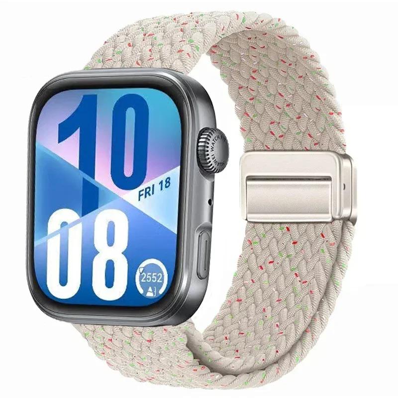 Магнитный плетеный ремешок для Huawei Watch Fit 4 Pro 3 Нейлоновая петля Браслет для спорта для Huawei Fit3 Fit4 4Pro Аксессуары для ремешка