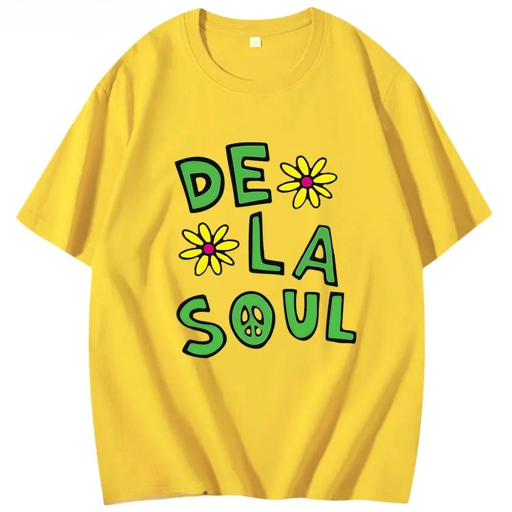 Аниме Футболки De La Soul Красивая Футболка Dela С Коротким Рукавом Одежда Мужчины Женщины Милый Мультяшный Манга Футболки Хай стрит