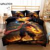 Burning Piece Art Duvet Cover Set King Queen Double Full Twin Single Size Bed Linen Set