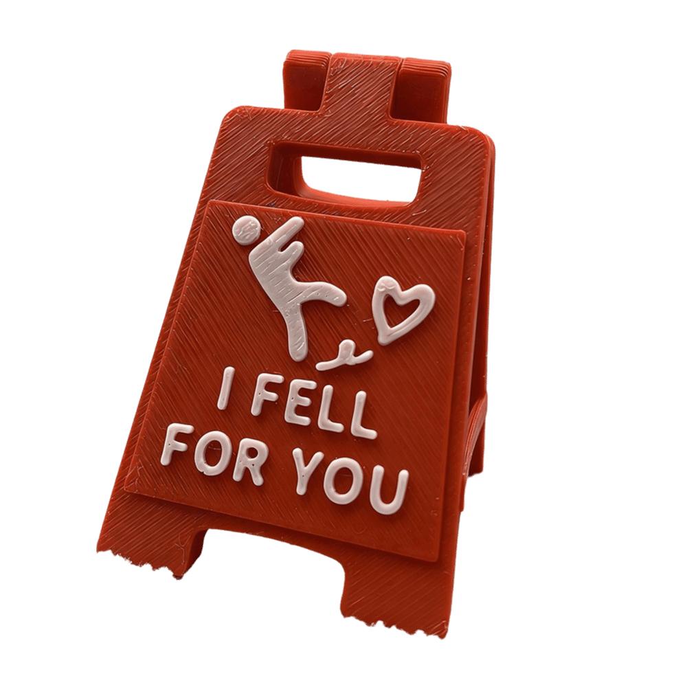 Interesting Design Falling In Love Signboard Mini Size Love Letter Romantic Sign Spouse Gift