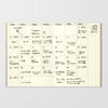 Traveler’s Notebook Monthly Passport-Size Refills, 14326006, 2 Refills