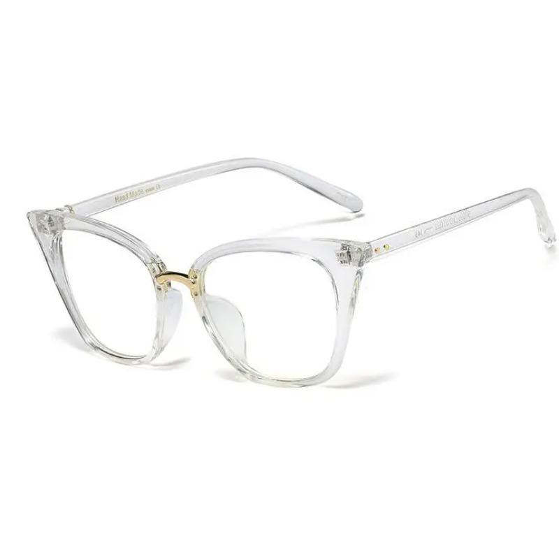 Модные Очки Cat Eye с Фильтром Синего Света TR90 Роскошный Бренд Элегантные Розовые Леопардовые Очки для Женщин Очки для Компьютерных Игр