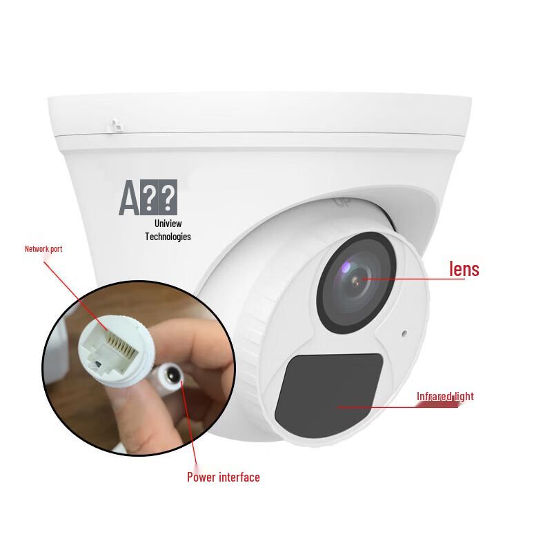 Uniview Aiyu 3MP Smart Dome IP Camera CN plug (adapter included)