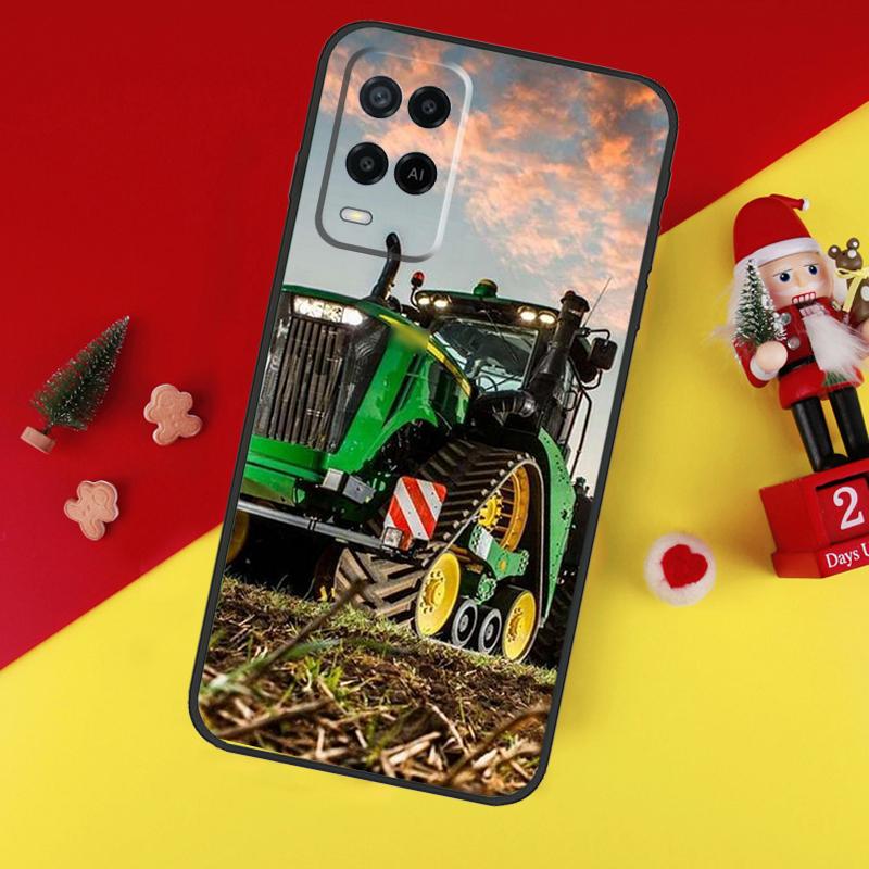 Фермерский Трактор Чехол Для Oppo A5 A6 Pro A15 A57 A17 A54 A74 A94 A76 A16 A96 A40 A60 A80 A18 A38 A58 A78 A98
