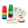 Kids Cup Stacking Game Competitive Educational Colorful Interactive Stacking Cups Speed Training
