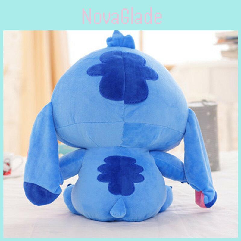 Lovely Lilo Stitch Plush Blue Toy For Kids Soft Stuffed Cuddly 30cm Home Decor