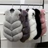 Sleeveless Jacket Women Fur Vest Winter Jacket Women Short Artificial Coat Elegant Warm