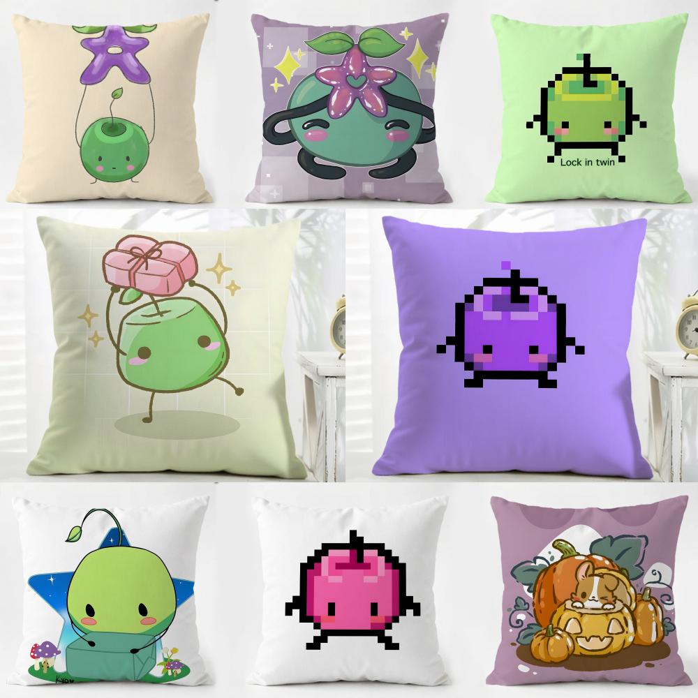 JJunimo Cushion Cover Pillow Case Soft Friendly Fabric Concealed Zipper