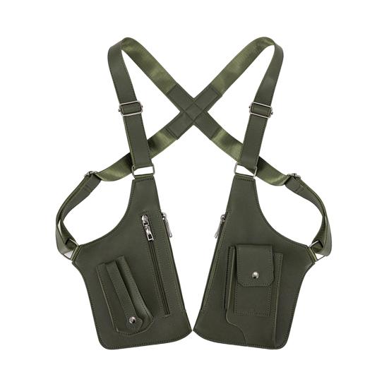 Кошелек-броня из искусственной кожи, регулируемая подмышечная плечевая кобура, нагрудный кошелек, кошелек против карманников, сумка для телефона для мужчин, для путешествий, кемпинга, пеших походов