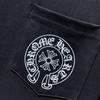 8043 CHROME HEARTS 2025 Лето Новая Высококачественная Хлопковая Круглая Горловина Свободная Футболка Большого Размера Для Мужчин и Женщин Парная Футболка