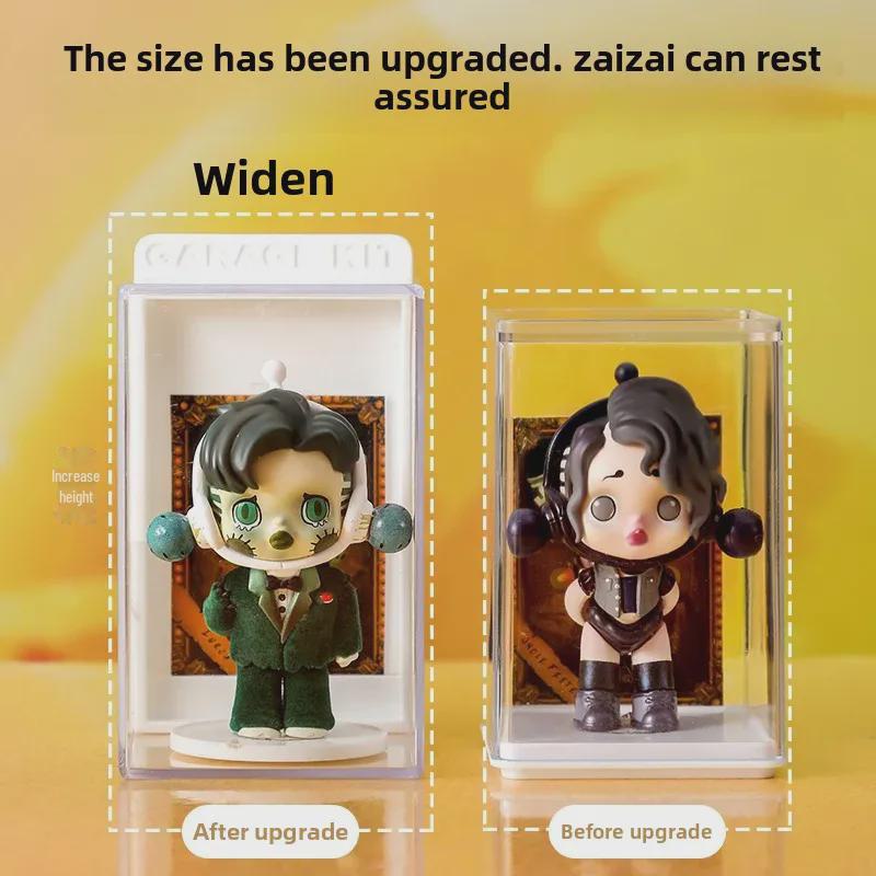 Прозрачная акриловая пылезащитная витрина для фигурок и кукол