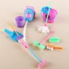 9pcs/set Sweep DollHouse Household Cleaning Tools Pretend Play Miniature Sweep Toys  Ob11