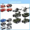 Military Affairs Mini Fire Fighting Special Police Alloy Car Model Toy Children