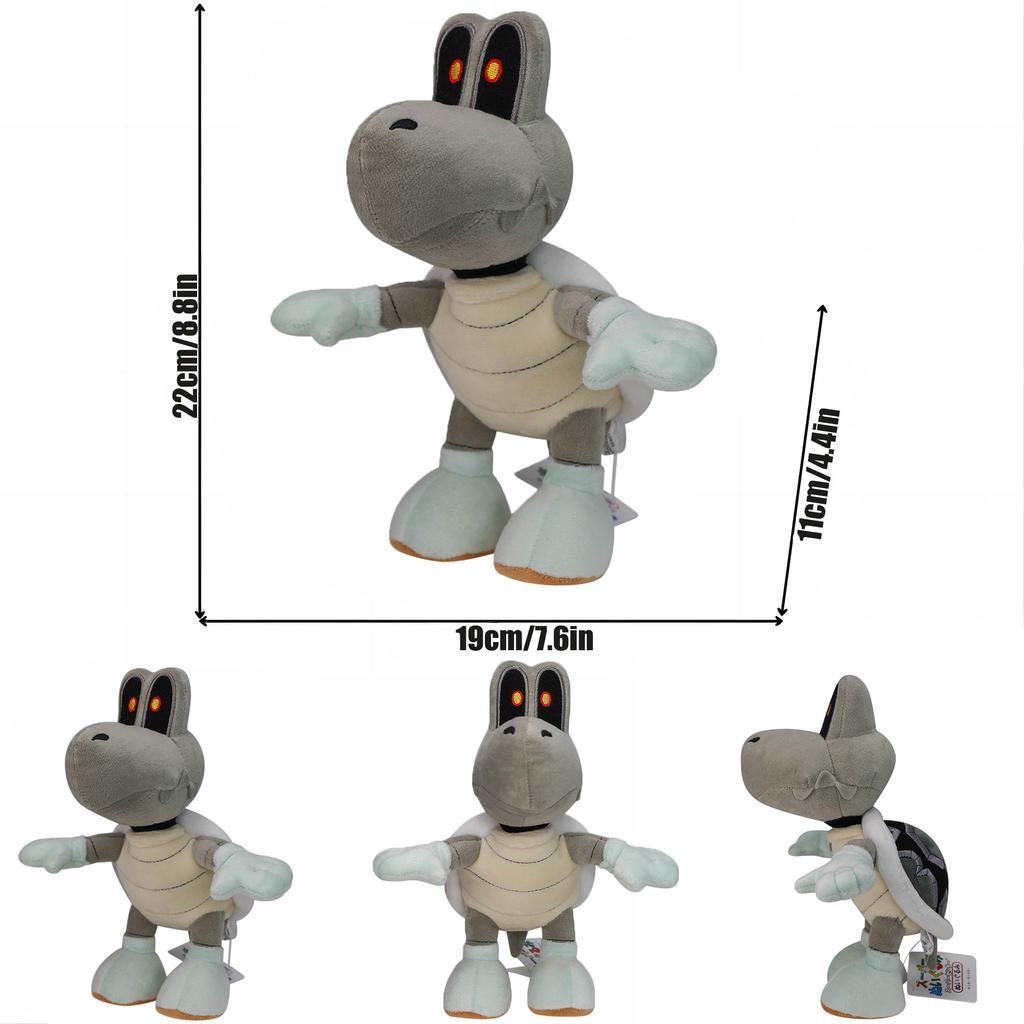 Новые плюшевые игрушки Mario Bros Koopa Troopa Bulrush Chain Chomp Armad Bullet Bill Bob-omb Dry Bones Мягкие игрушки для кукол в подарок на день рождения