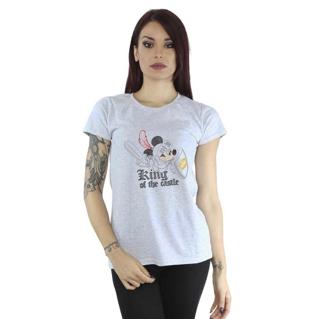 Disney Womens/Ladies Mickey Mouse King Of The Castle Cotton T-Shirt