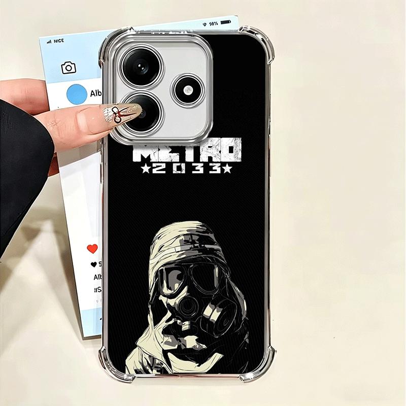 Мягкий чехол для телефона Metro 2033 для Xiaomi Poco X7 X8 Pro Max X6 X5 X3 F8 Ultra F7 M8 M7 M5S Redmi 15C 15A 15 14C 13C 12C 13 12