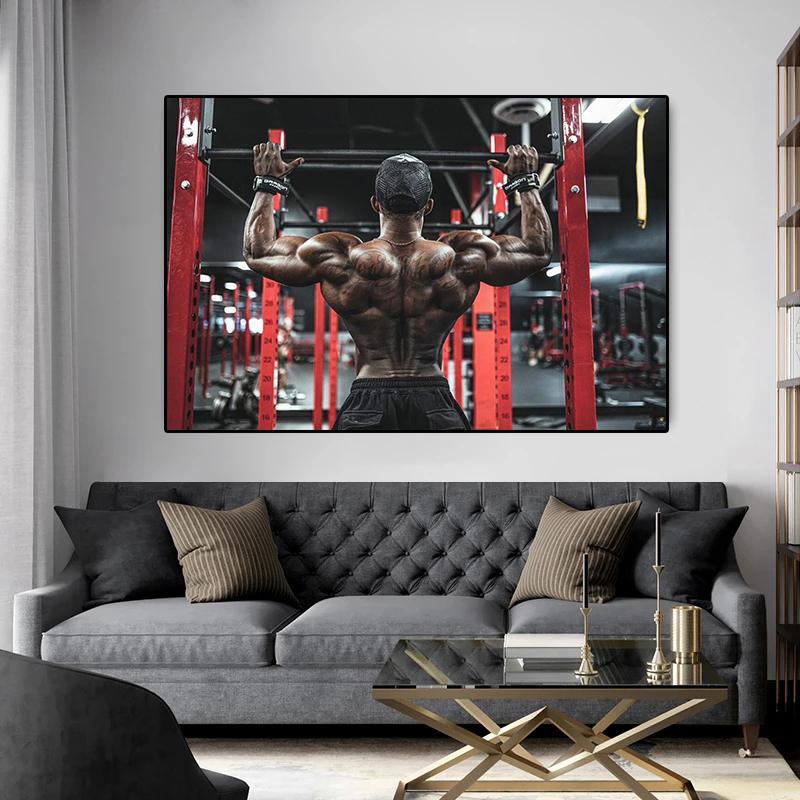 Мышцы, тяжелая атлетика, фитнес-плакаты и принты, современная вдохновляющая картина на холсте, настенные художественные картины для спортзала, офиса, домашнего декора