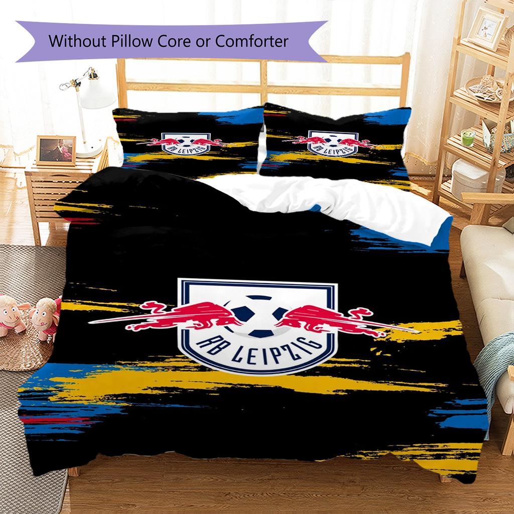 RB Leipzig Pattern Bedding Set Quilt Cover Pillowcase Home Decor Gift (1 * duvet cover + 2 * pillowcase, without core)