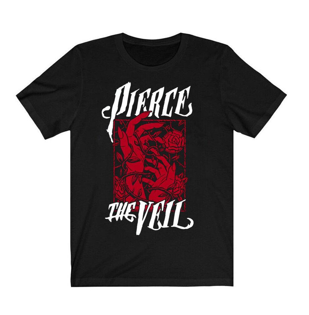 Pierce the Veil Банда Хлопок Черный Все Размеры Унисекс Футболка