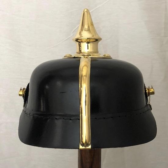 Немецкий прусский шлем Pickelhaube, имперский офицерский шипованный шлем, носимый для взрослых LARP, доспехи для косплея и реконструкции