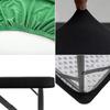 Elastic Square Table Cover Solid Color Table Protector Durable Stain-Resistant Tablecloth  Banquet