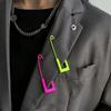 Korean Style Corsage Brooch Clothing Accessories Sweater Pants Pin Elegant Fluorescent Pin  Suit