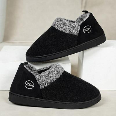 Зимние Утепленные Плюшевые Ботильоны Женские Удобные Мягкая Подошва Пара Хлопковых Ботинок Женские Слипоны Нескользящие Повседневные Теплые Короткие Ботинки