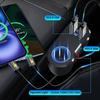 12-24V USB C Ports Socket 36W PD3.0+18W QC3.0 Dual USB Built-in Car Camper Adapter Cigarette Lighter For RV Marine Motorcycle