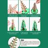 Мини-волшебная растущая рождественская елка, бумажные забавные научные цветущие игрушки для взрослых и детей, самодельные хрустальные цветущие деревья для праздничного декора
