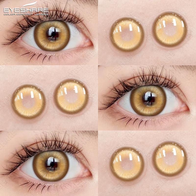 Eyeshare Косплей Цветные контактные линзы для глаз Хэллоуин Сумасшедшие цветные линзы Косметика Красота Ученик Годовое использование