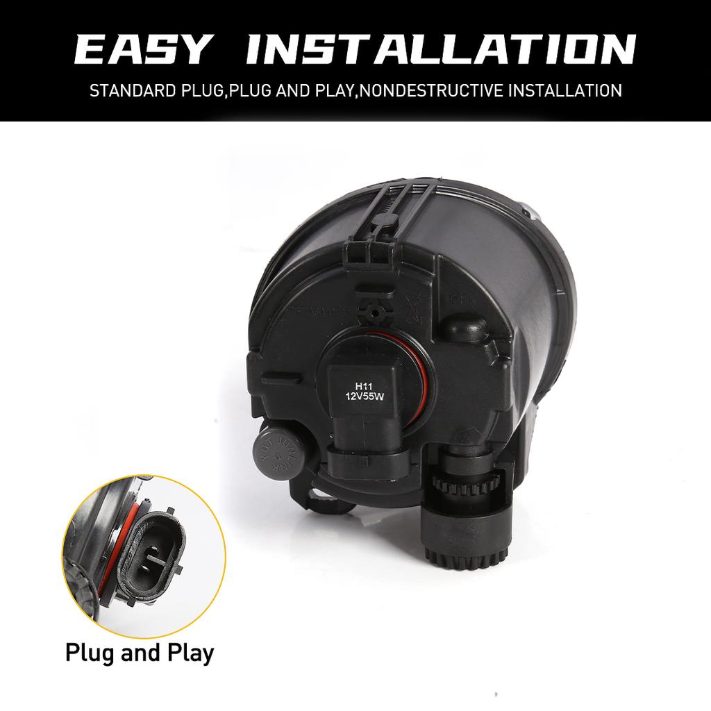 63177839865 63177839866 For BMW E92 E93 F07 F10 F22 F23 M3 M5 2 3 5 Series Fog Lights Day Lamp Led Halogen Wateproof