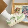 Niche Original Matcha Green Women's Small White Shoes Ins Style Trendy Casual Students Hundred Take Board Shoes Breathable Waterproof Sports Shoes