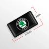 10pcs Car styling 3D Epoxy Emblem Body Sticker For Skoda Octavia MK2 MK1 2 3 A5 A7 A8 Fabia yeti Karoq Superb Rapid Kamiq Scala  WL5