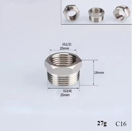 201 Stainless Steel 1/2" 3/4" BSP Male Female Thread Reducing Elbow Tee Coupler Butt Joint Plumbing Fittings