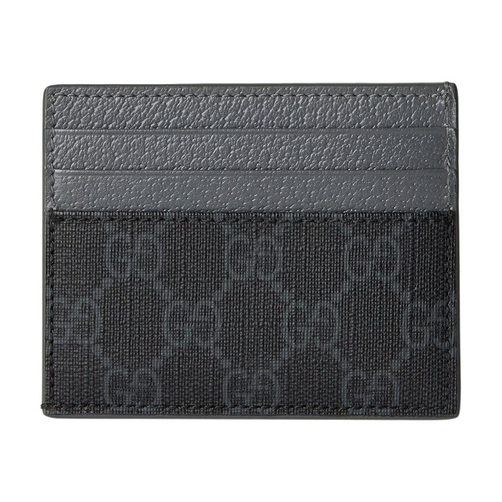 Gucci Логотип Supreme Тканевый держатель для карт Унисекс Кошельки Черный 795230-FACQC-1048