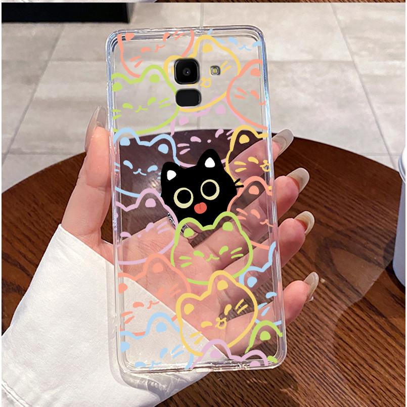 Для Samsung Galaxy J6 2018 J6+ Plus (2018) Чехол Прозрачный Милый Мультяшный Кролик Мягкий ТПУ Задняя Крышка J600F J600G J610G J610F Чехол для Телефона