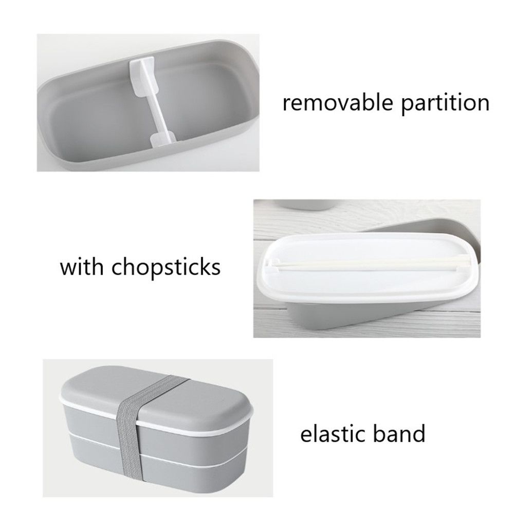 Accessories Double Layers Fresh-keeping Lunch Box Bento Box Food Container Microwavable Dinnerware