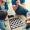 Пластиковый уличный набор для международных шахмат с складной шахматной доской