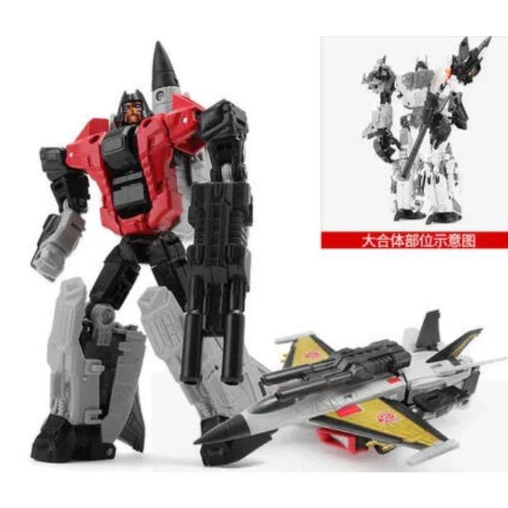 HZX Cool G1 Superion Робот Самолет IDW 5в1 Девастатор Брутикус Фигурка Игрушки Комбайнер Трансформация Деформация Подарок