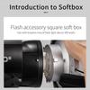 Godox 22*90 см полоса софтбокса с отражателем, крепление Bowens для студийной вспышки Speedlite, моноблок, портретная фотография и фотография продукта