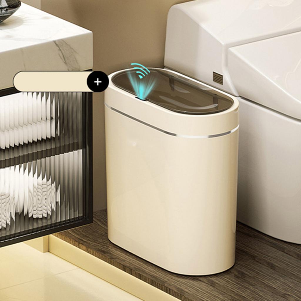 Automatic Trash Can Smart Sensor Large Capacity Waterproof Narrow Garbage Bin Home Wastebasket for Living Room