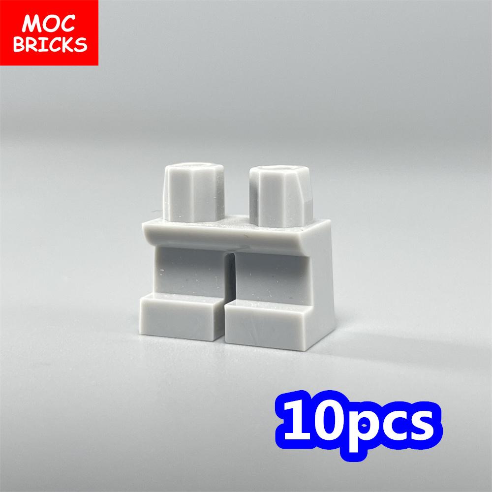 Нетоксичные 10 шт. Moc Кирпичи Неподвижные Короткие Ноги Штаны Пустой 4 см Фигурка Часть Тела Собираемые Частицы Строительные Блоки Игрушки Подарки