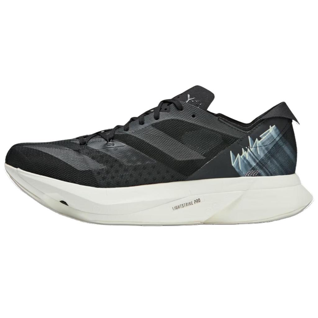 adidas Y-3 Adizero Adios Pro 3 Черные с белым кроссовки унисекс IH2886