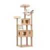 ПЕТТИФУЛ Кошка Большая Множественная Поставляется со Смотровой Высота Взрослой Кошка Средняя Коготь Кошка Кошачье Дерево Прозрачный Царапать Облегчить Нехватка Упражнений Бечевка Башня, Деревянный,